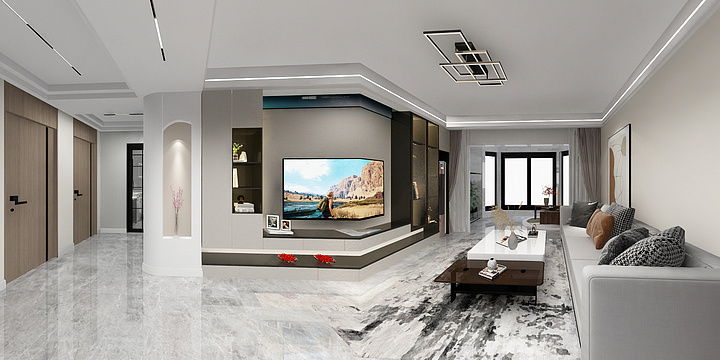 全案家装设计090-长春都市花园.dwg-副本-装修设计方案