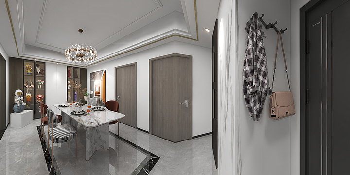 潘翔-勤业四村效果图专用.dwg-装修设计方案