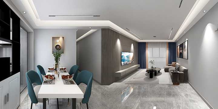 最美的风景如你-金科6#1201-装修设计方案