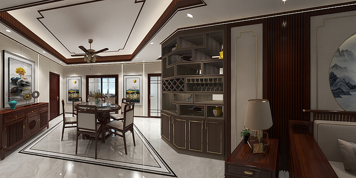 家之歌装饰-中式风格全屋设计-装修设计方案