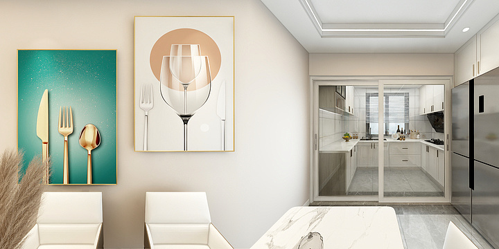 聆默-玫瑰家园D区-现代-装修设计方案