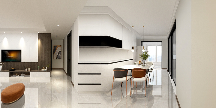 筑上装饰冰峰-恒信绿地公馆-装修设计方案