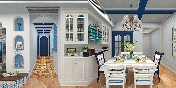 ilil-铂尔世家二期96㎡效果图-装修设计方案