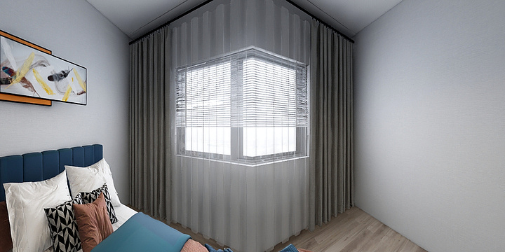 慿慿-瑞和园89.50㎡B户型3室2厅1卫-装修设计方案