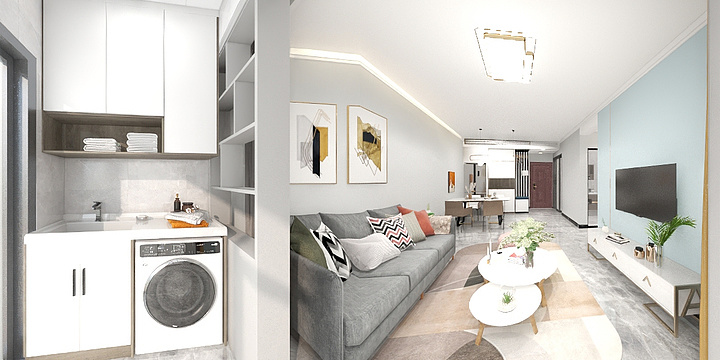 效果图设计雨-御水帝景城5-2-2301-副本-装修设计方案