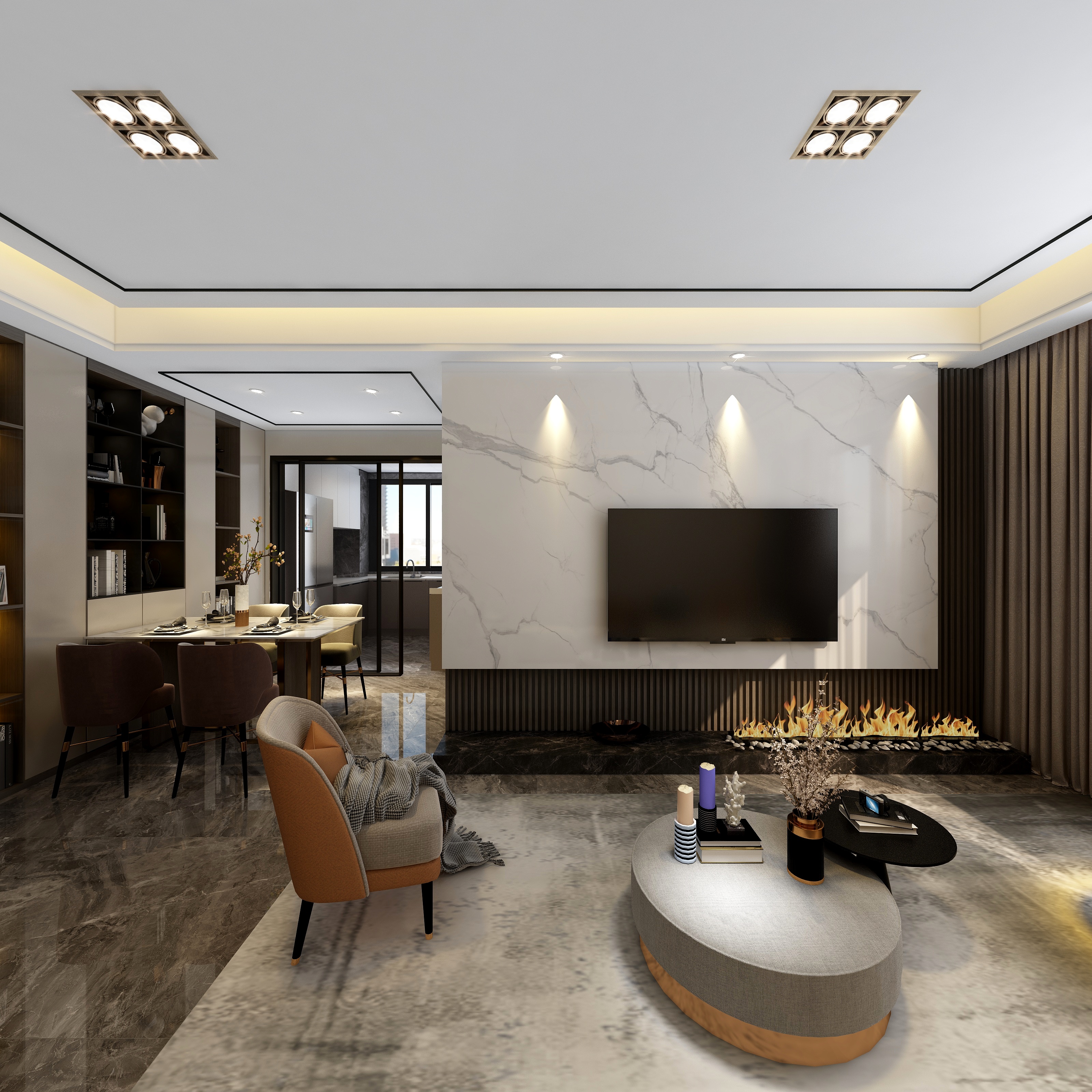 Wingdesign-桃源世家-现代风格-装修设计方案