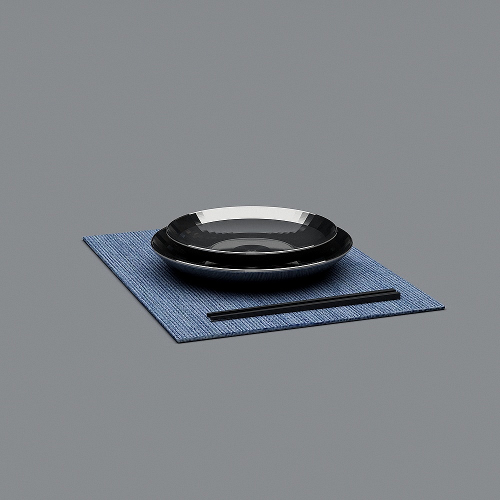 餐具3D模型