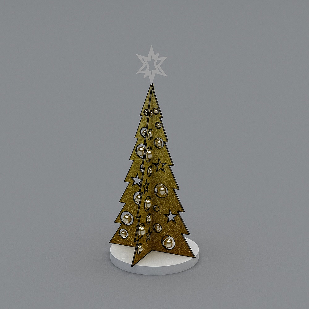圣诞节-美陈3D模型 ID_718516-2