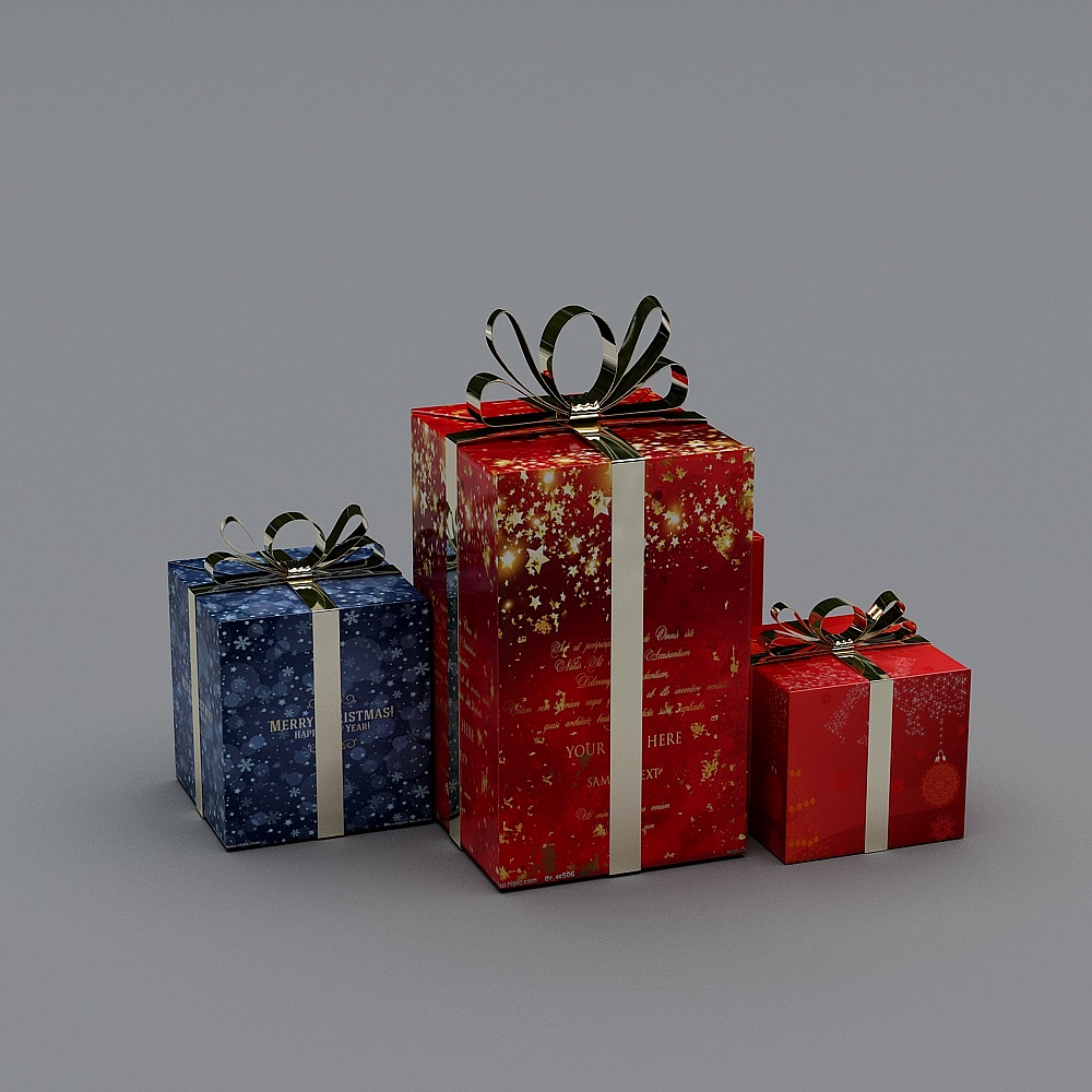 圣诞节-美陈3D模型 ID_786208-2