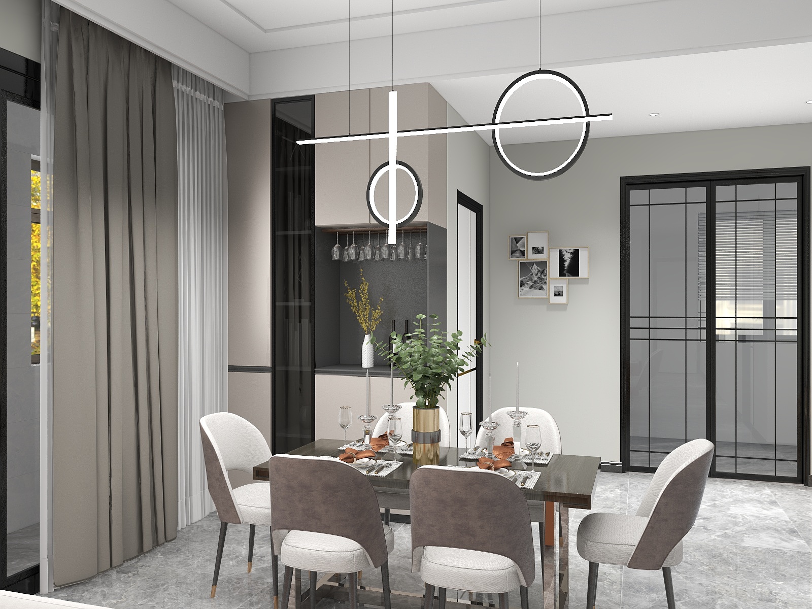 慢慢行走XRY-瑞和园89.50㎡B户型3室2厅1卫-装修设计方案