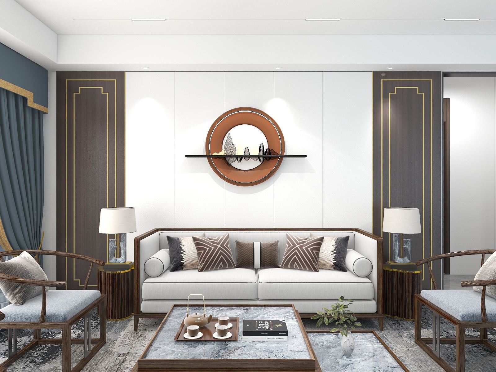 赵爽设计i-公园壹号-装修设计方案