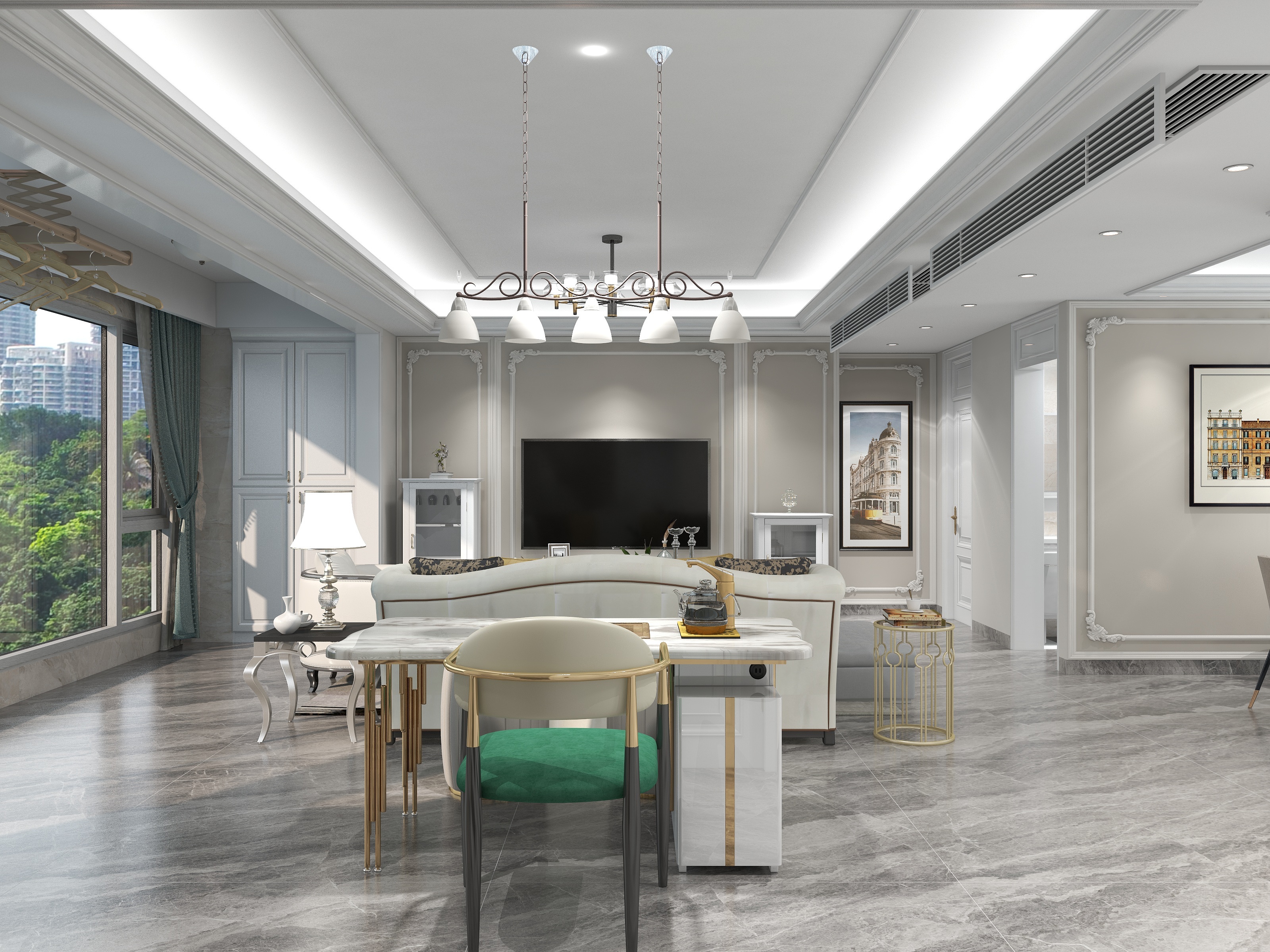 huangliju-美式风格-装修设计方案