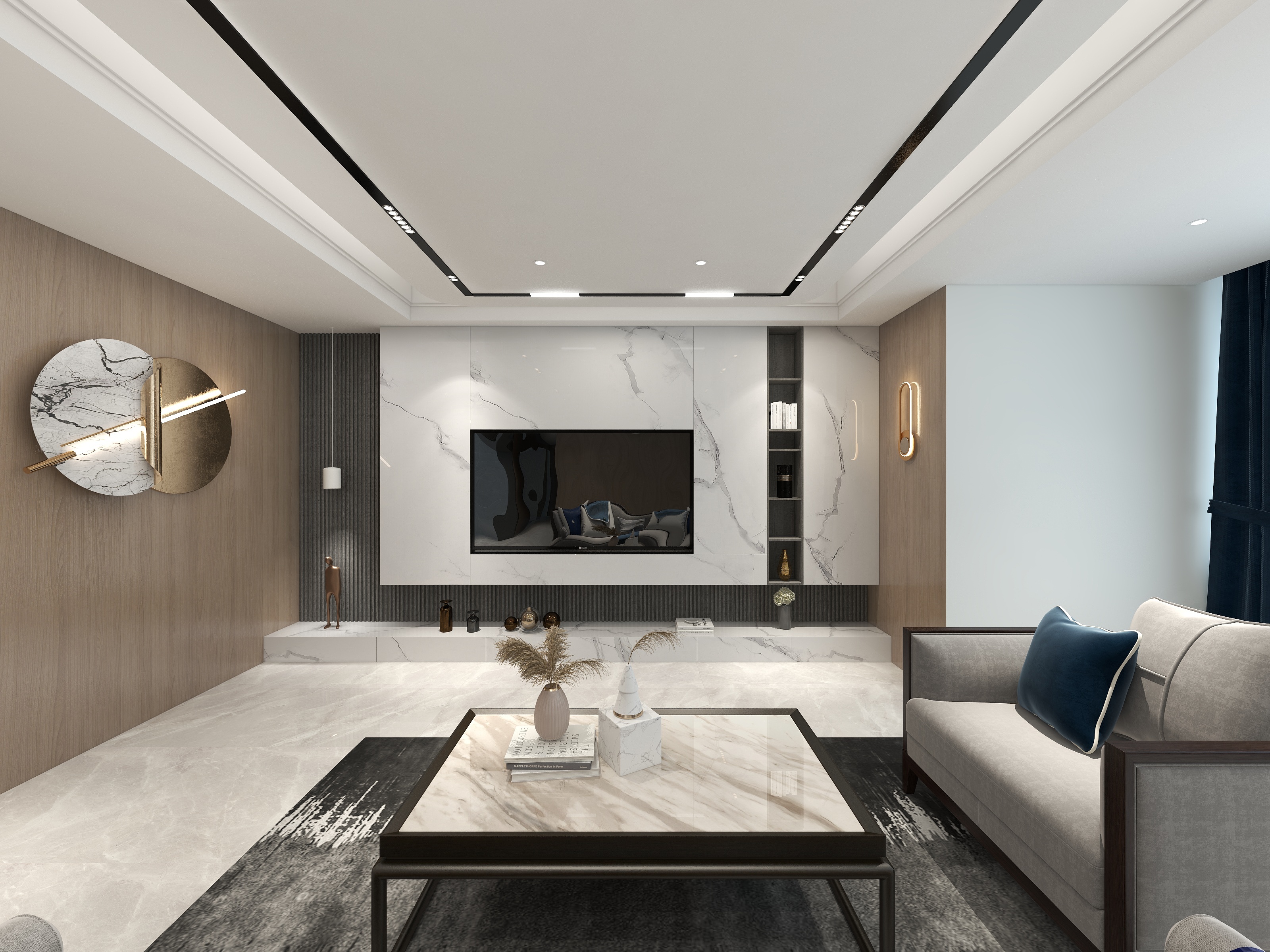 招财猫的鈴鐺-万达山海雅苑14A802-装修设计方案