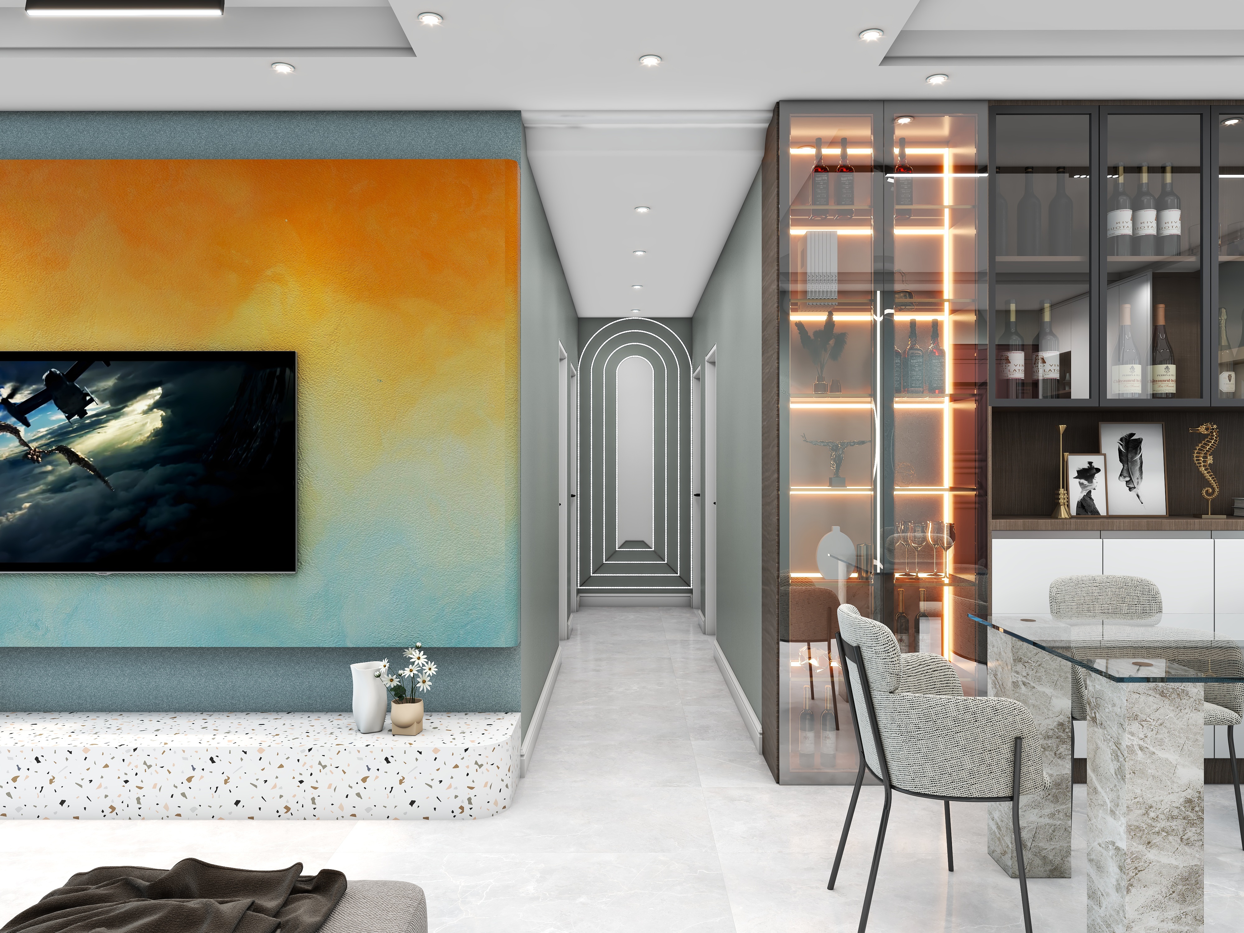 绿森林硅藻泥设计师张鑫-九重院125-装修设计方案