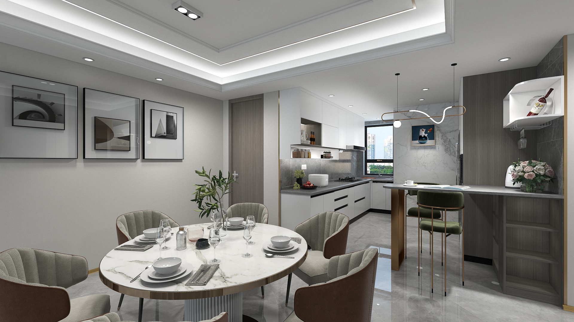 一生何求yj-常州市某小区132平米户型-装修设计方案