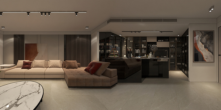 欧文莱瓷砖*-铂悦别墅-装修设计方案