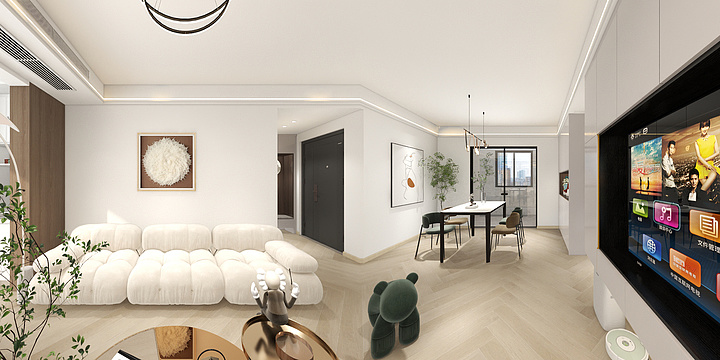 合肥设计师海青-金鹏一品天成125.dwg-装修设计方案