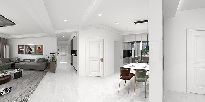 秦峰在线-隆福苑5-2-01户型-装修设计方案