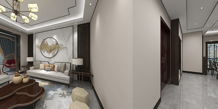 俊h-新中式1-装修设计方案