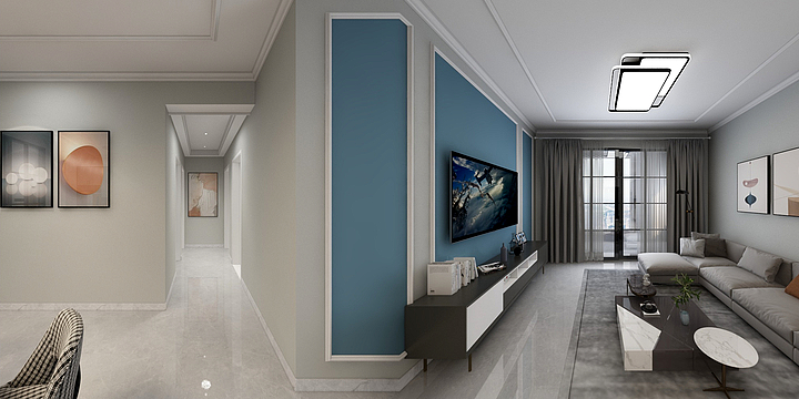 设计师岩夏-滨江壹号院11#905-装修设计方案