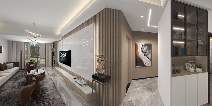 老李装饰设计-时代公馆2号院一单元1022.d-装修设计方案