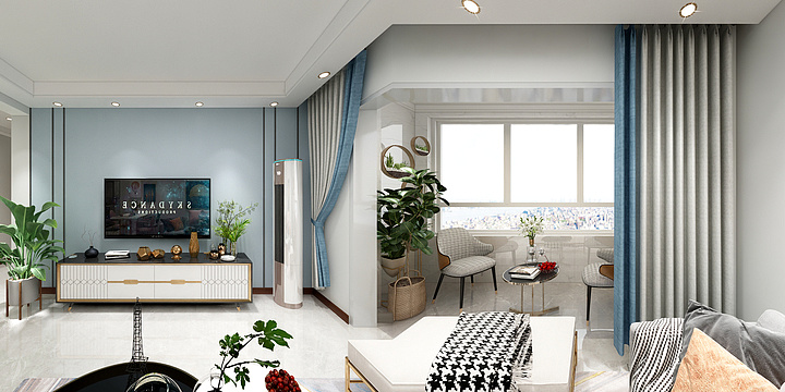 靓丽装饰翟春霞-虎牢关11-2-1201王-装修设计方案