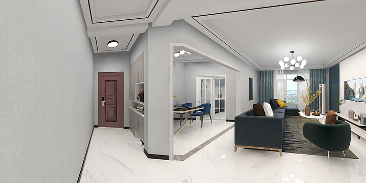 松鼠丨先生-白佛家园3-1-2401.dwg-装修设计方案