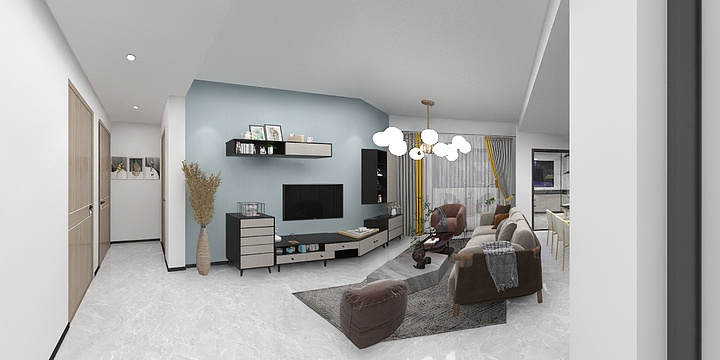 专业设计林工-潘先生平面布局效果图制作22.d-副本-装修设计方案