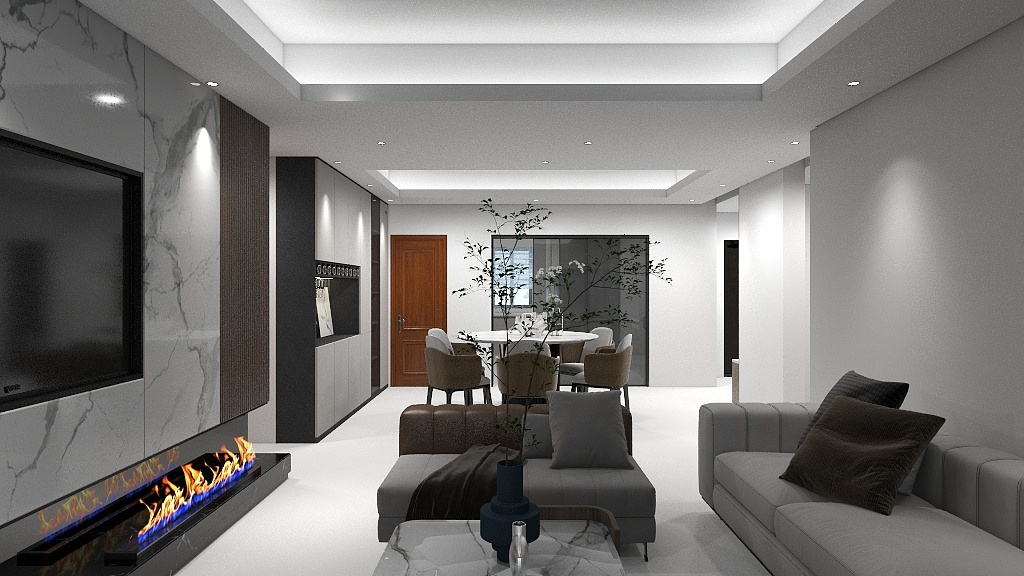 420chen-软装专业作业户型-装修设计方案