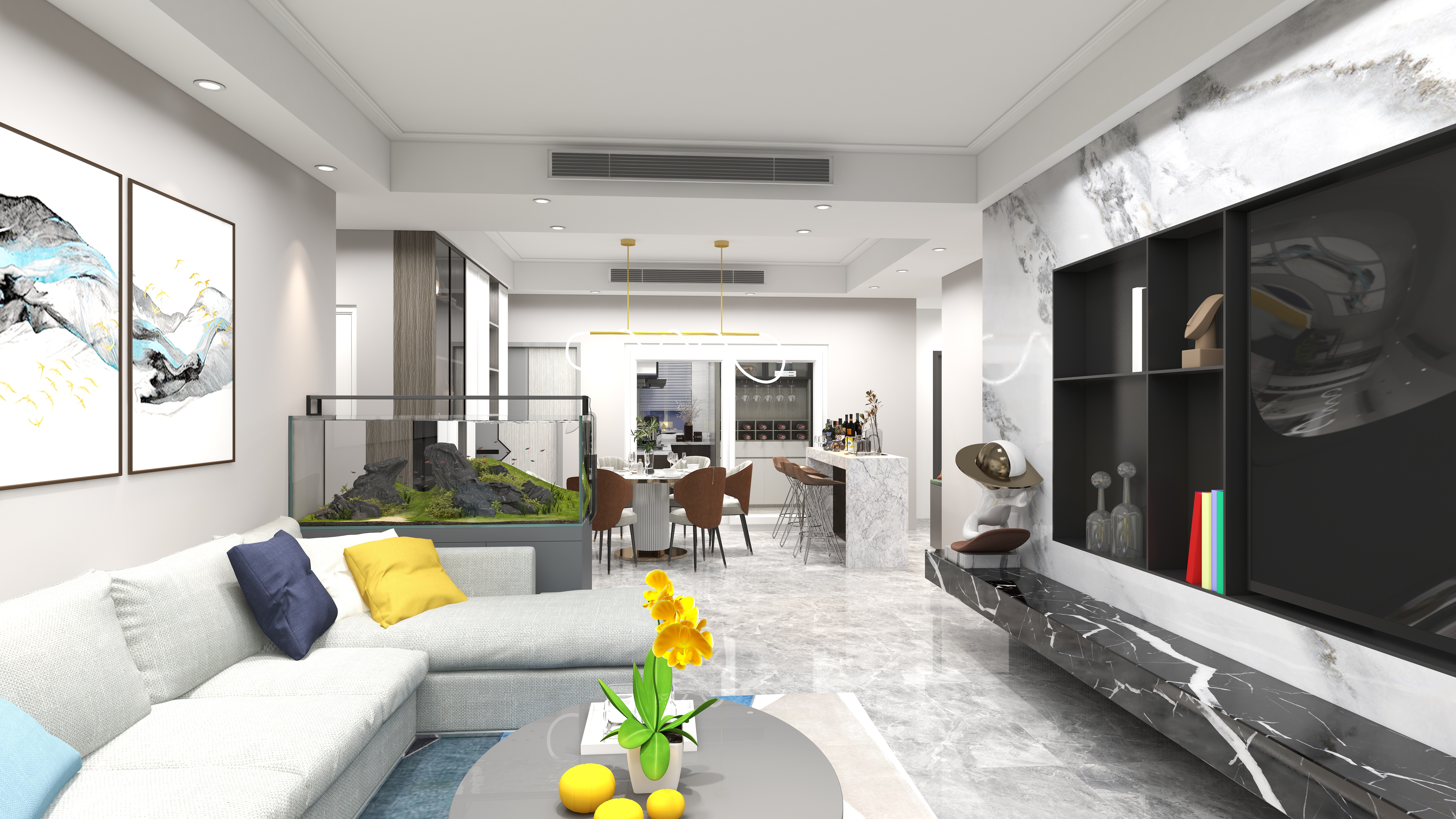 卢海亮-169平4室2厅-装修设计方案