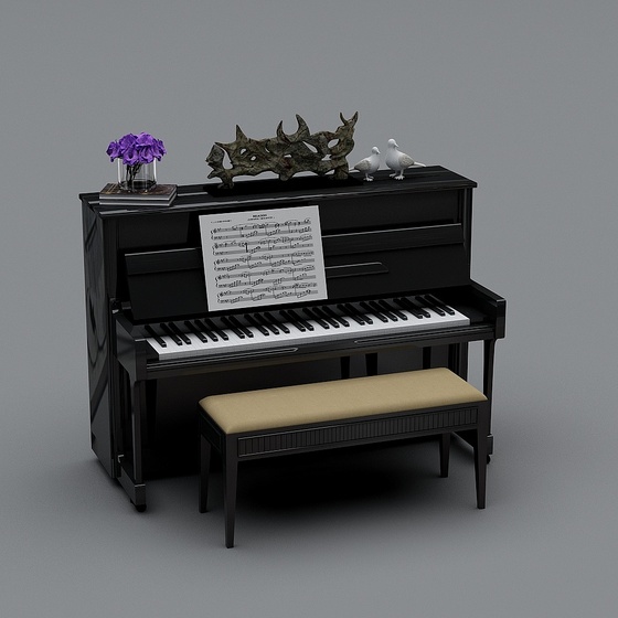 Modern Musical Instrument,Black