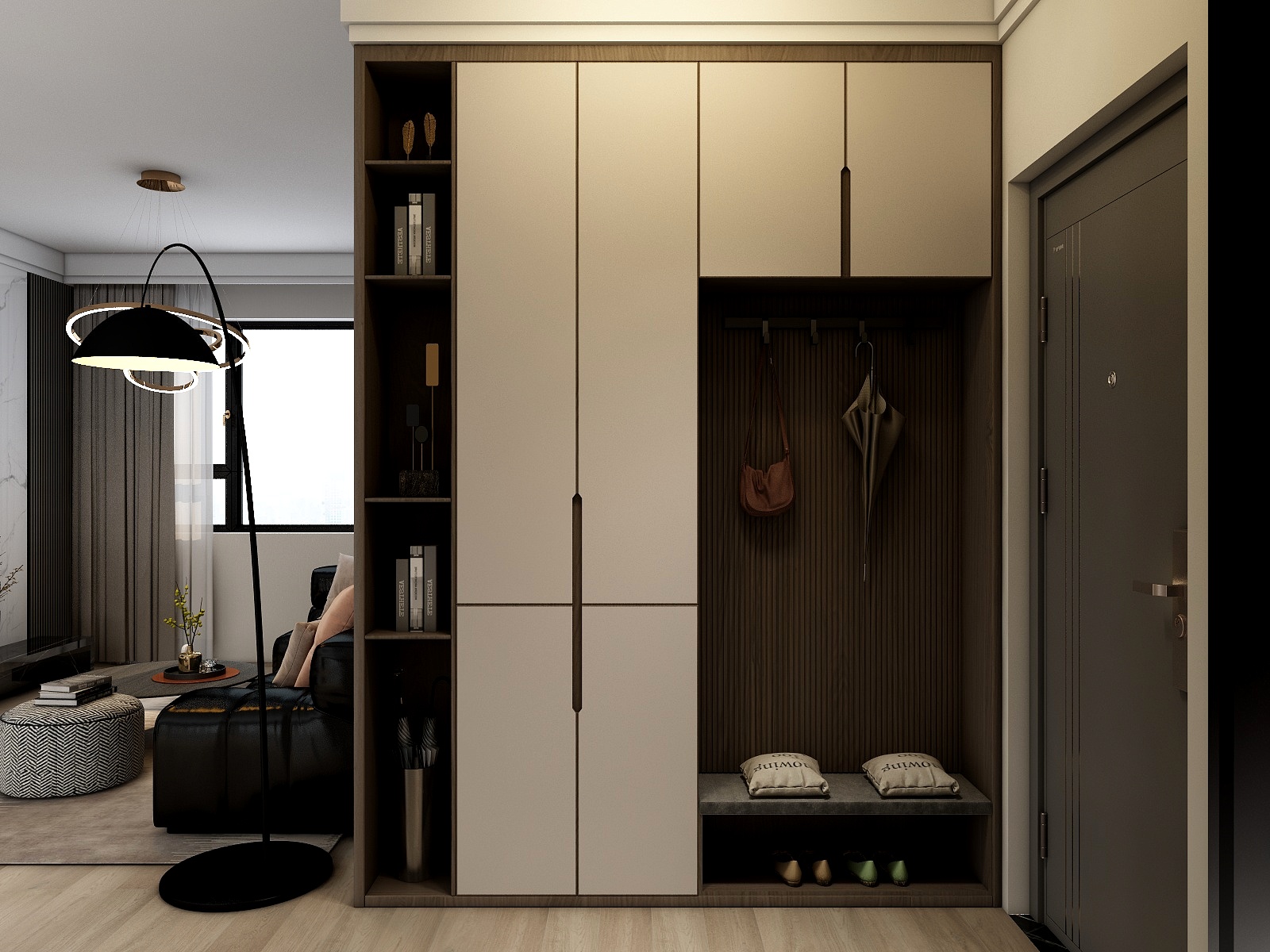 一九五设计-华府1-1-1206.dwg-装修设计方案