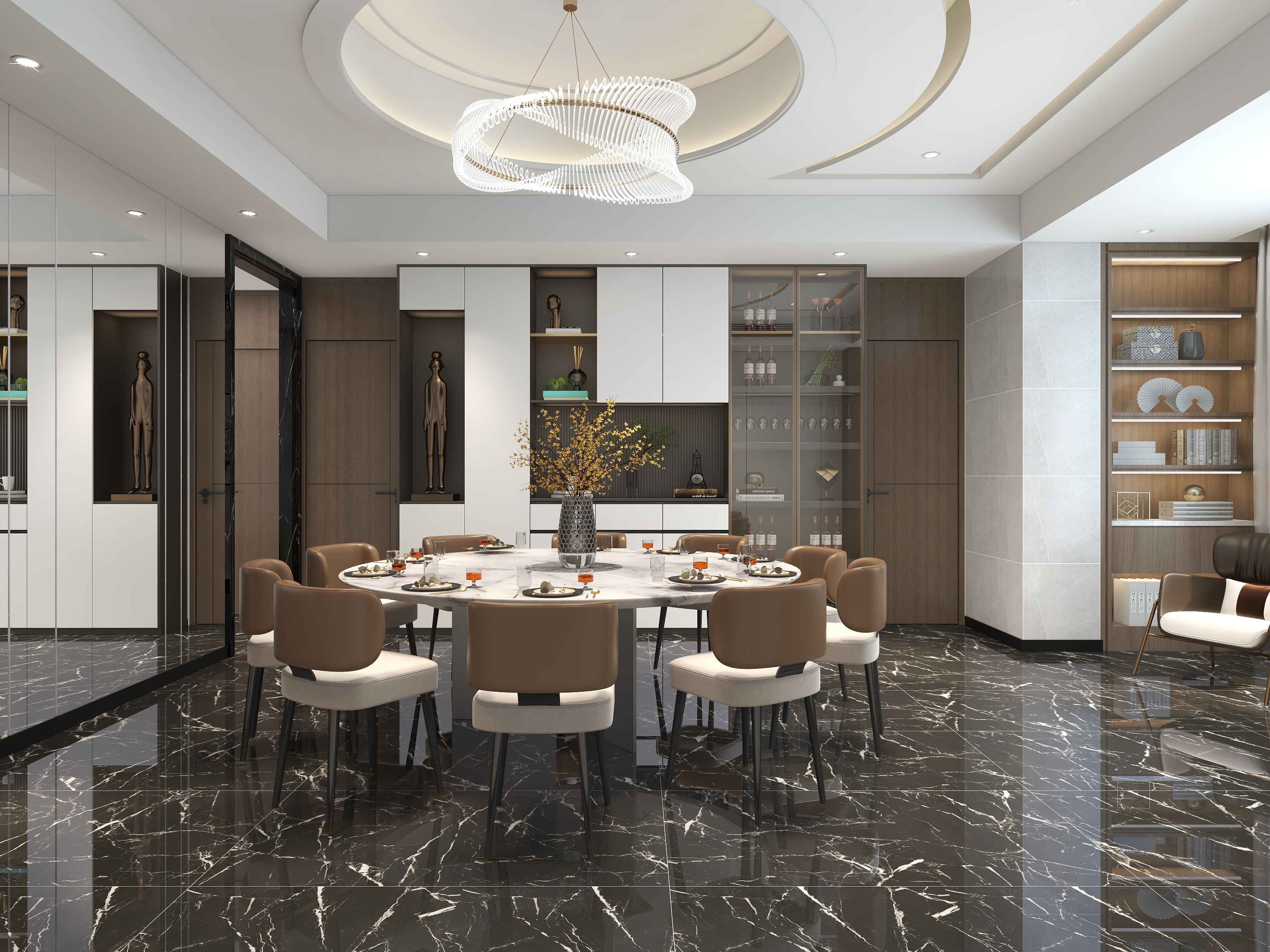 DM许瑞灵-现代轻奢-餐厅.厨房-装修设计方案