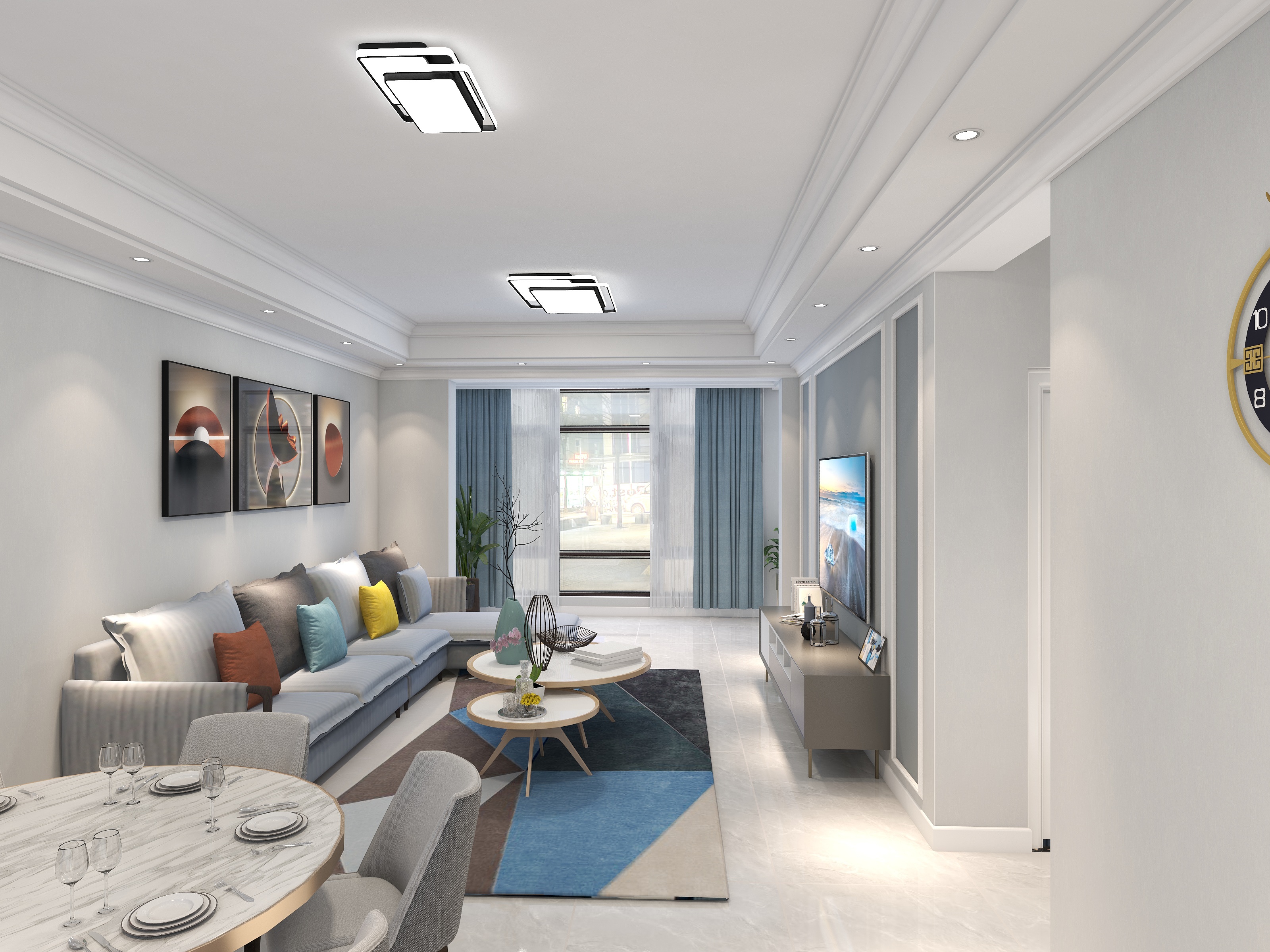 南充一品装饰公司-天庐.dwg-装修设计方案