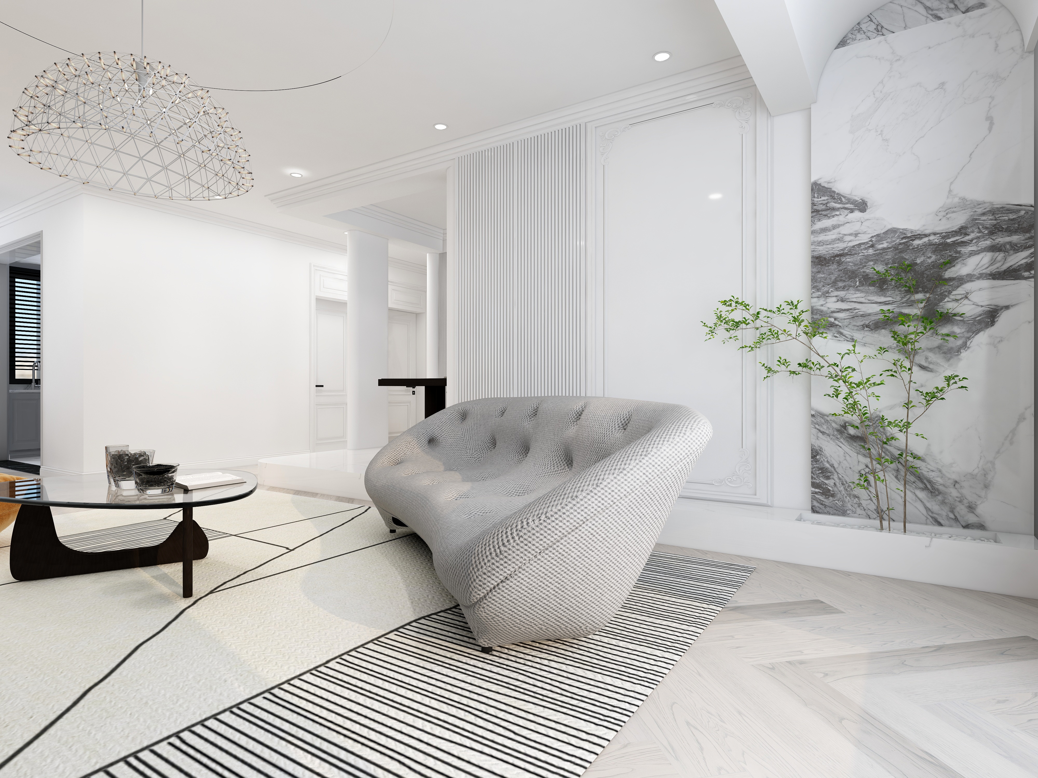 134*bRMc-3.8现代法式套餐方案-装修设计方案