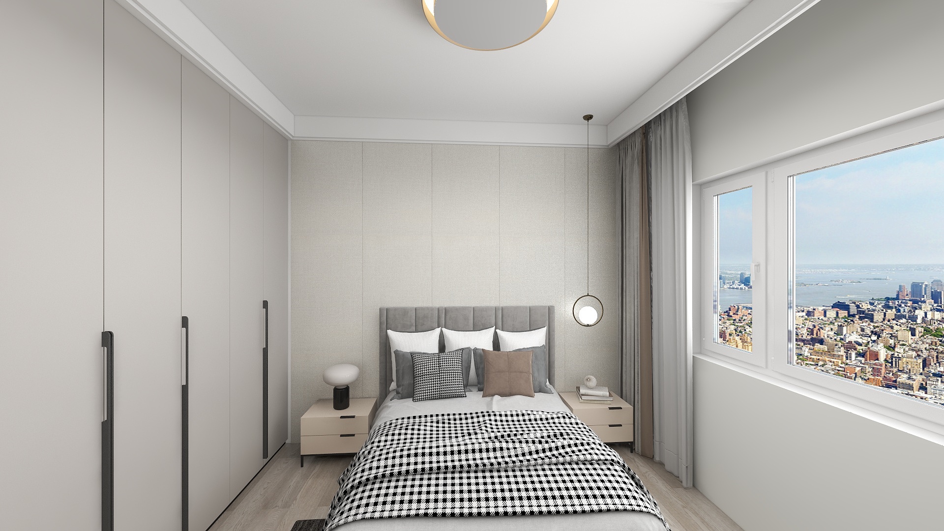 H鍭-瑞和园89.50㎡B户型3室2厅1卫-装修设计方案