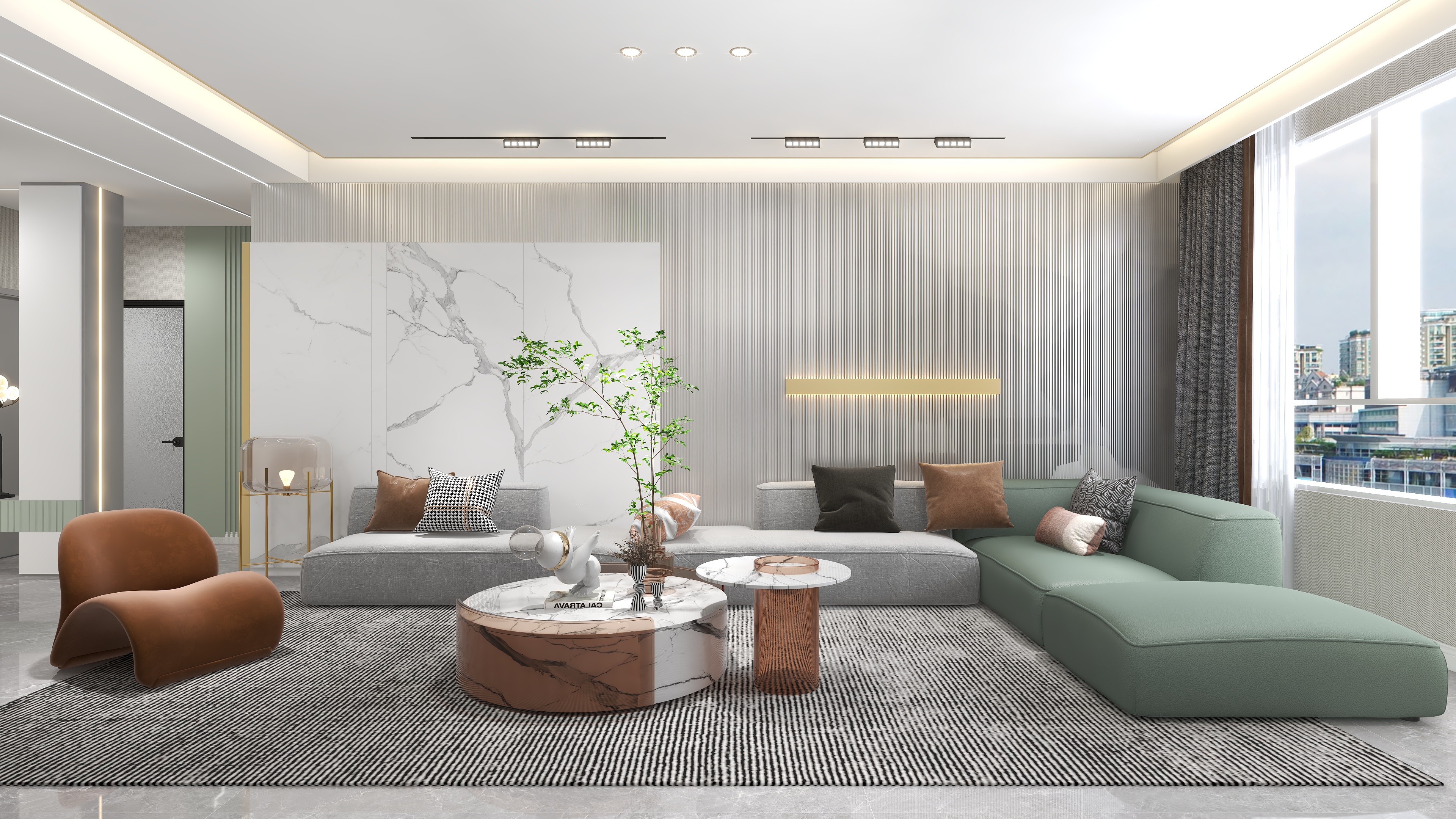 158****4362SwAb-北欧轻奢-马卡龙色系装修效果图