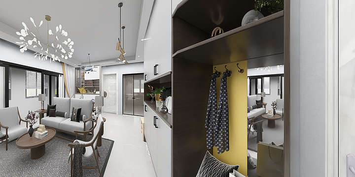 易健坤-瑞和园89.50㎡B户型3室2厅1卫-装修设计方案