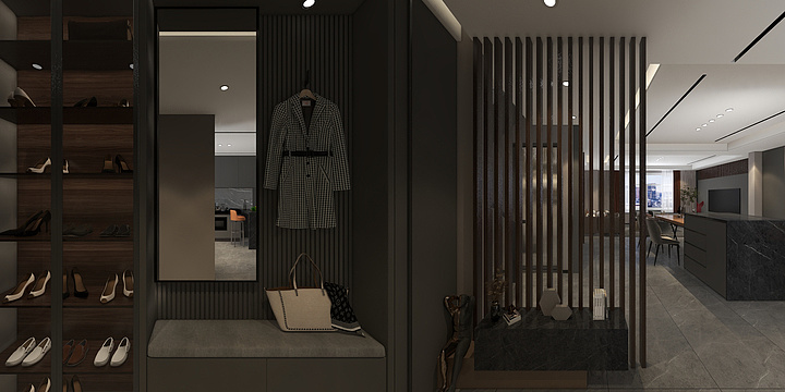 腹中语--辛明丨复式=-装修设计方案