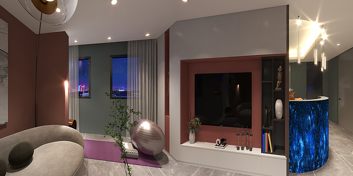 xiao铜设计-瑞和园89.50㎡B户型3室2厅1卫-装修设计方案