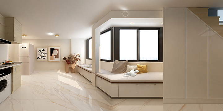 青岛伊诺馨城装饰工程有限公司-海尔国际广场2-504.dwg-装修设计方案