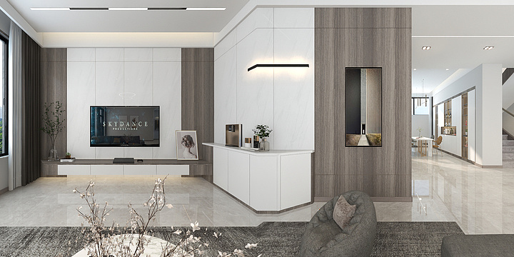 枫丨-十八里挑空修改-装修设计方案