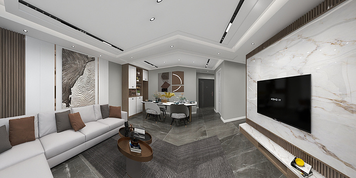 阳光空间设计师-府邸1#1702-装修设计方案