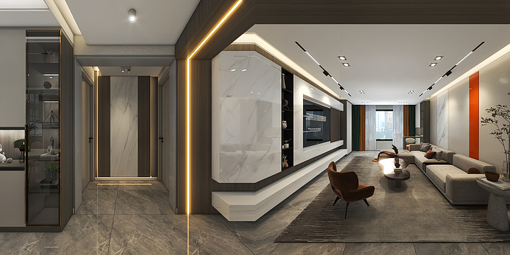 设计师马俊-龙河金帝3#2-3东-装修设计方案