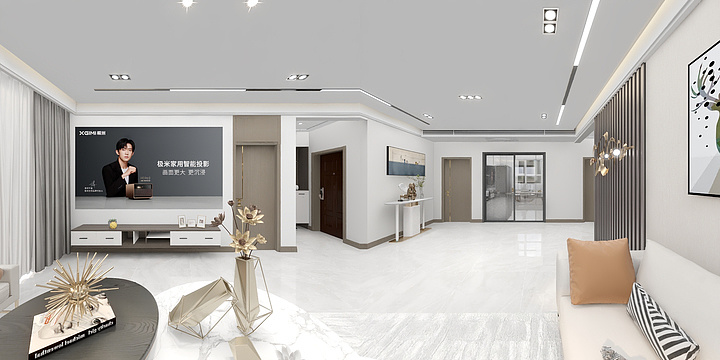 雨点斜飘-中梁首府11-1-501-装修设计方案