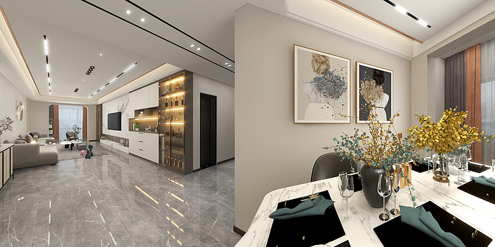 冯海波988-现代轻奢风（无主灯2）-装修设计方案