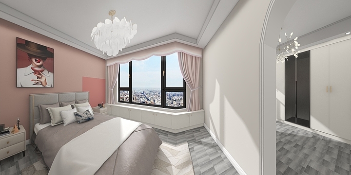 小游111-德信海德公园83.00㎡A2’3室2厅1卫1厨-装修设计方案