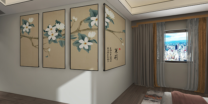 李小鹏-新中式3居郑州-装修设计方案