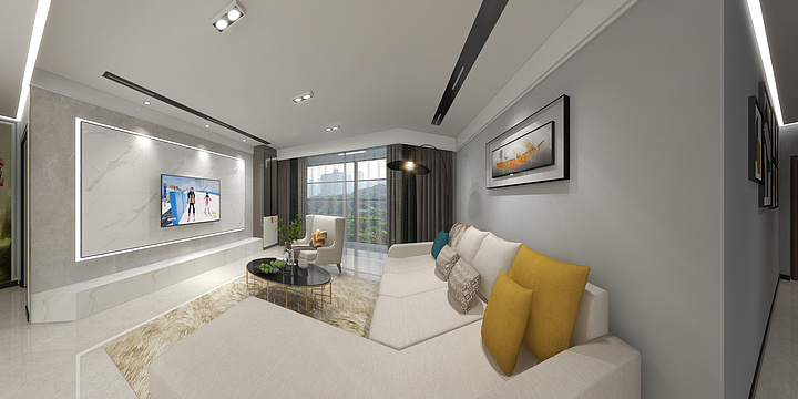 東佰尚建筑装饰公司-德信御府133平米-装修设计方案