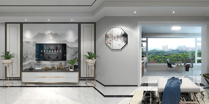 凤凰一辉-揽盛苑新中式-装修设计方案